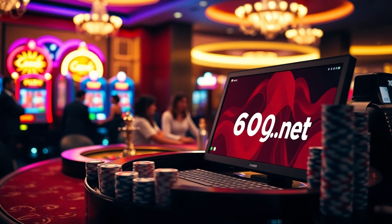 Experience the thrill of online gambling at 69vn.gb.net with vibrant casino visuals and exciting gameplay.