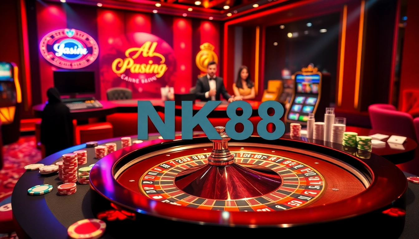 Experience premium online gambling with NK88's engaging gameplay and vibrant casino atmosphere.