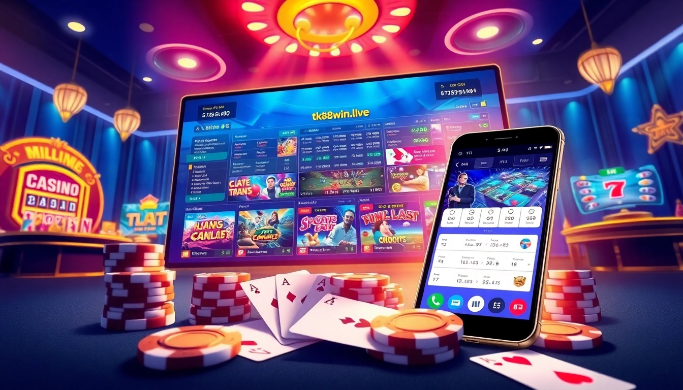Experience the excitement of tk88win.live with engaging online gaming visuals.