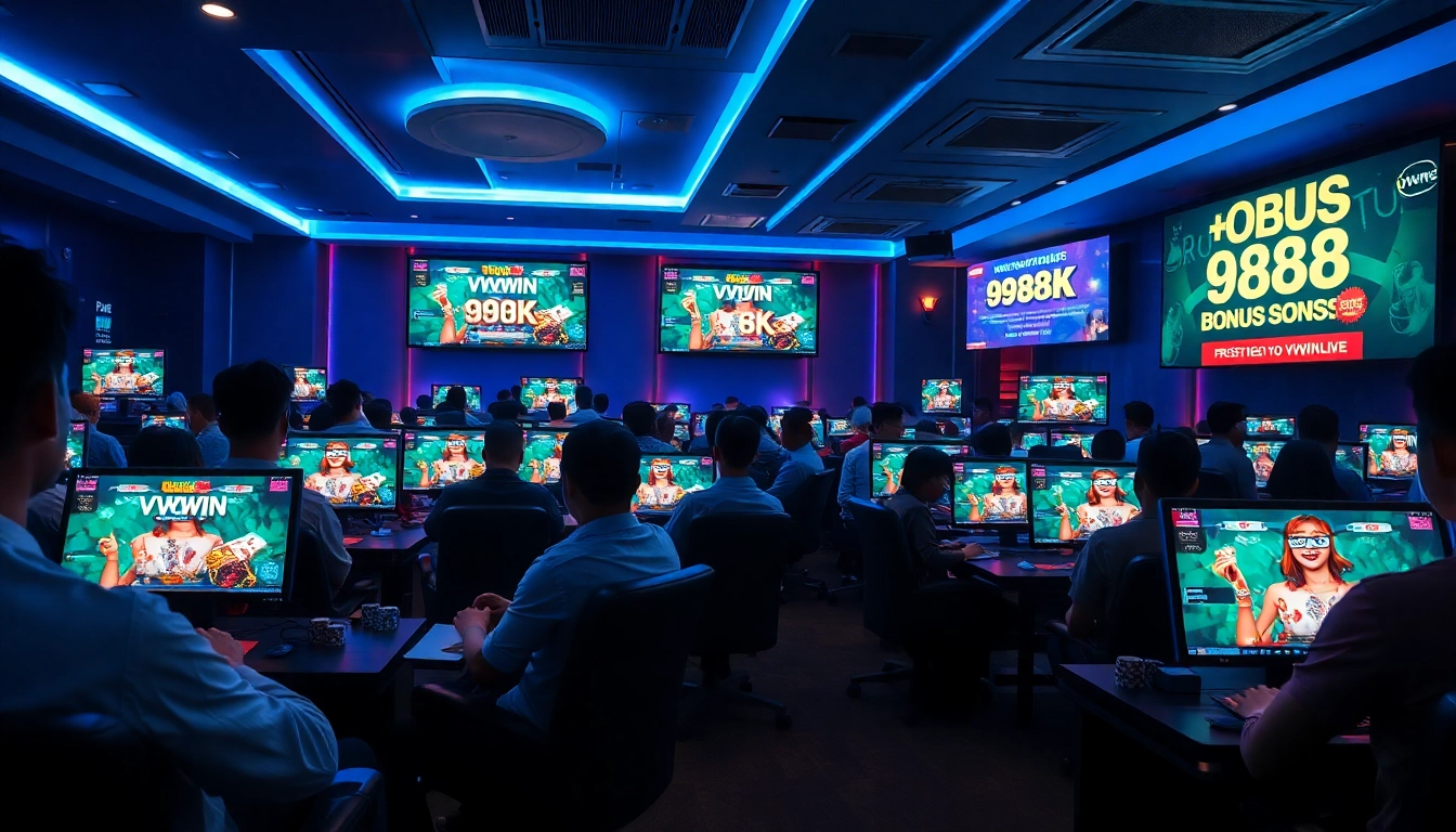 Experience the excitement at vvvwin88.live with modern gaming lounges and thrilling online betting activities.